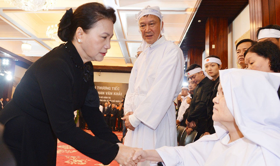 Khoảnh khắc lắng lòng tại lễ viếng nguyên Thủ tướng Phan Văn Khải